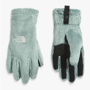 The North Face Girls' Osito Etip Glove Jadeite Green Girls M